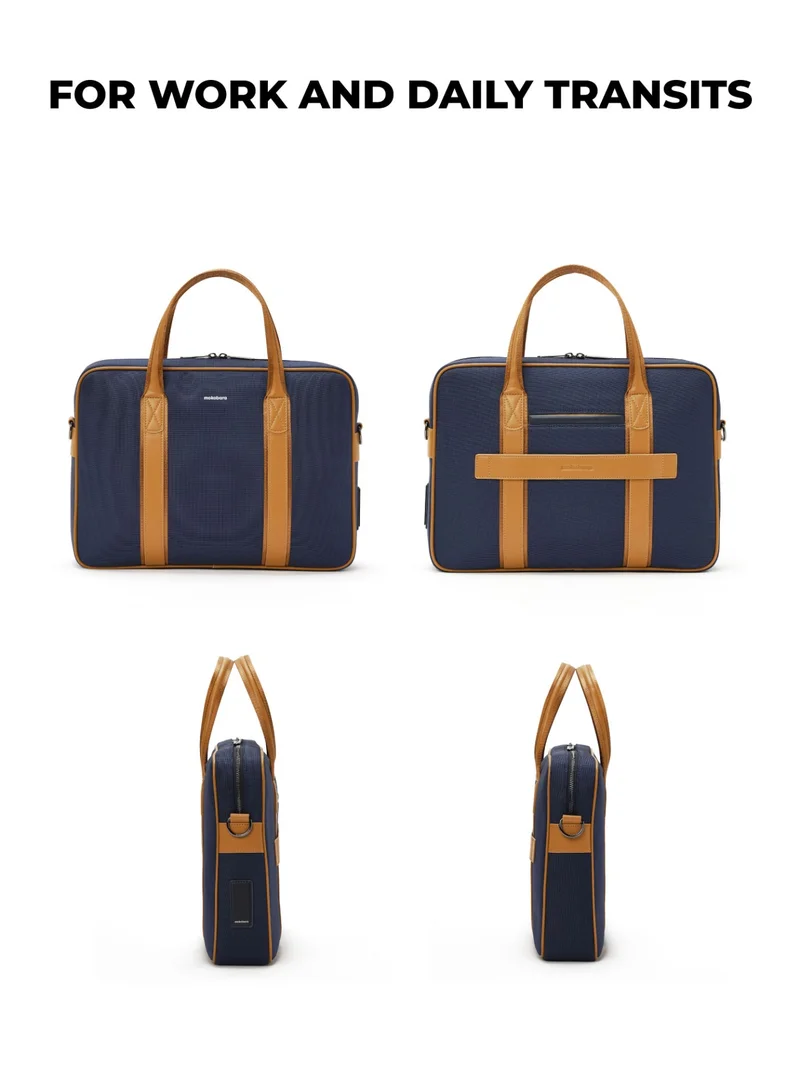 موكوبارا للتجارة ذ.م.م The Decaf Briefcase - Nylon Material | Coastline, Navy Blue