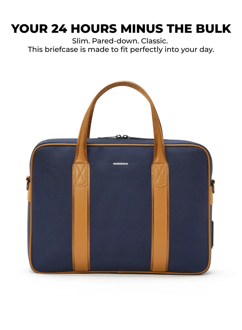 موكوبارا للتجارة ذ.م.م The Decaf Briefcase - Nylon Material | Coastline, Navy Blue