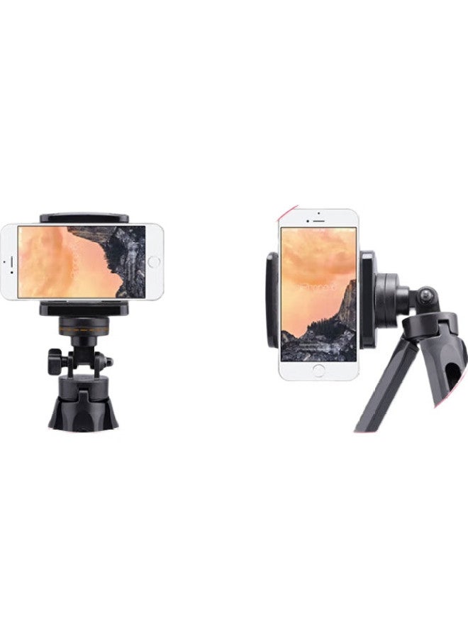 Zitai Phone Stand, Desktop Stand, Camera And Mirrorless Camera Mount, Floor Tripod, Selfie Stand [Retractable All-In Portable 360-Degree Rotation], Black - Image 2