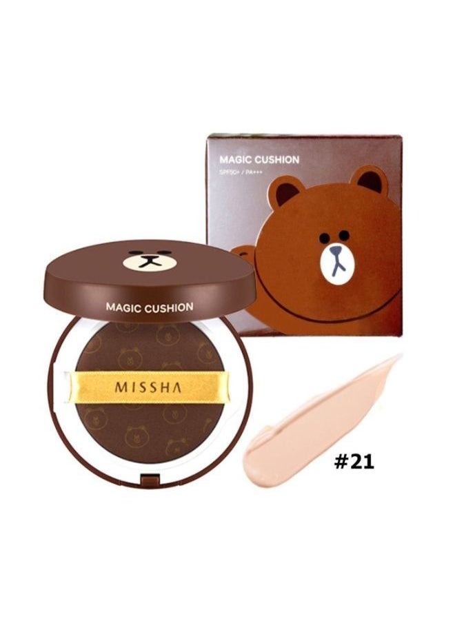 Generic - Cushion Foundation - Magic Cushion N.O21 Light Beige – SPF50+ / PA+++ - Image 1