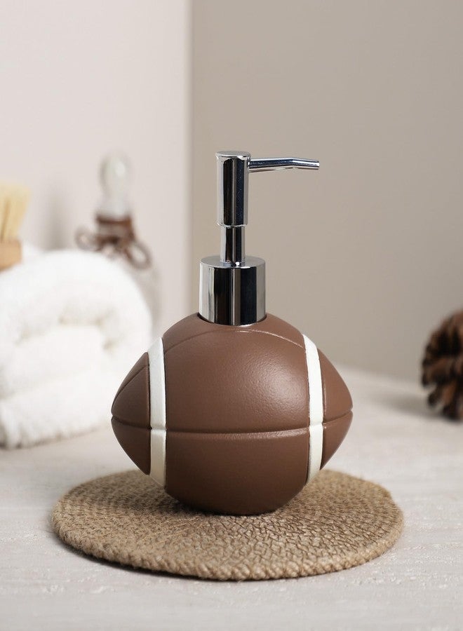 123Arts Soap Dispenser Rugby Resin Liquid Dispenser Football Lotion Bottle,300ml,10oz - Image 4