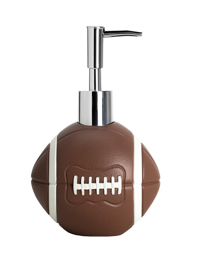 123Arts Soap Dispenser Rugby Resin Liquid Dispenser Football Lotion Bottle,300ml,10oz - Image 1
