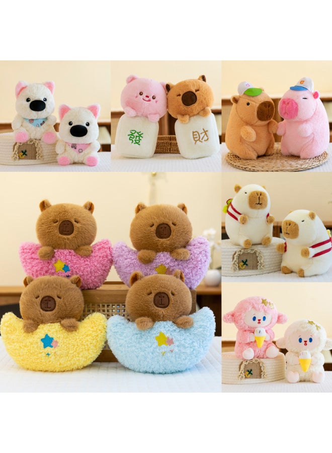 Wedding Throwing Dolls Plush Toys Boutique Stall Temple Fair Seven Or Eight Inch Grab Doll-Specifications:Creative Red Envelope-Color:Boutique Doll (style Color Random Hair) - Image 3