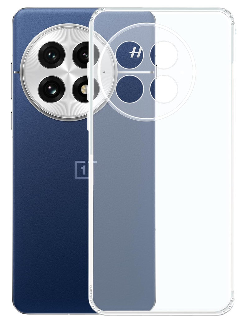 YOFO Silicon Back Cover Case for OnePlus 13 (Transparent) Camera Protection with Dust Plug - Image 4