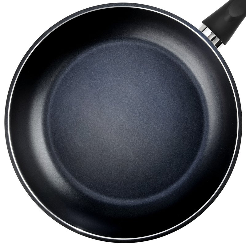 TECHEF Color Pan 12 Frying Pan Coated with New Safe Teflon Select Color CollectionNonStick Coating PFOA Free Made in Korea Pure Black