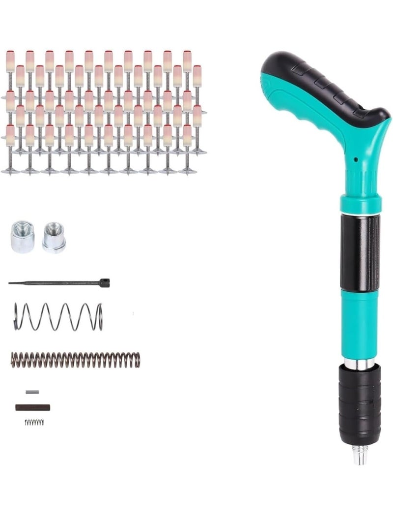Stepallz Manual Steel Nail Gun Wall Fastening Tool Kit for Concrete and Wood with 20 Nails NAIL GUN 20 NAIL  - Image 1