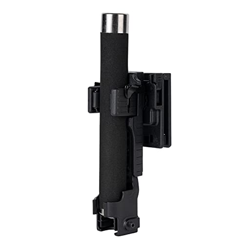 TACNEX Quick Release Baton Holder w/MOLLE Vest Clip Rotatable Police Baton Holster 16"-21"-26" Telescopic Baton Carrier ASP Baton Carry Case Expandable Baton Flashlight Support Stand for LE Security - Image 1