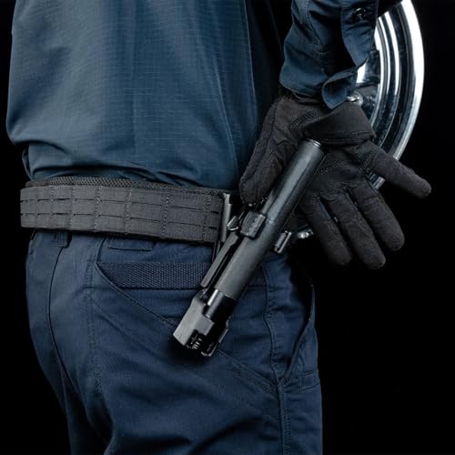 TACNEX Quick Release Baton Holder w/MOLLE Vest Clip Rotatable Police Baton Holster 16"-21"-26" Telescopic Baton Carrier ASP Baton Carry Case Expandable Baton Flashlight Support Stand for LE Security - Image 3