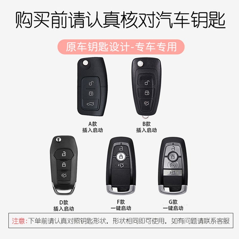 Suitable For Ford Focus Mondeo Sharp Key Set Female Esper Sharp Collar Shell Explorer Carnival - Image 3