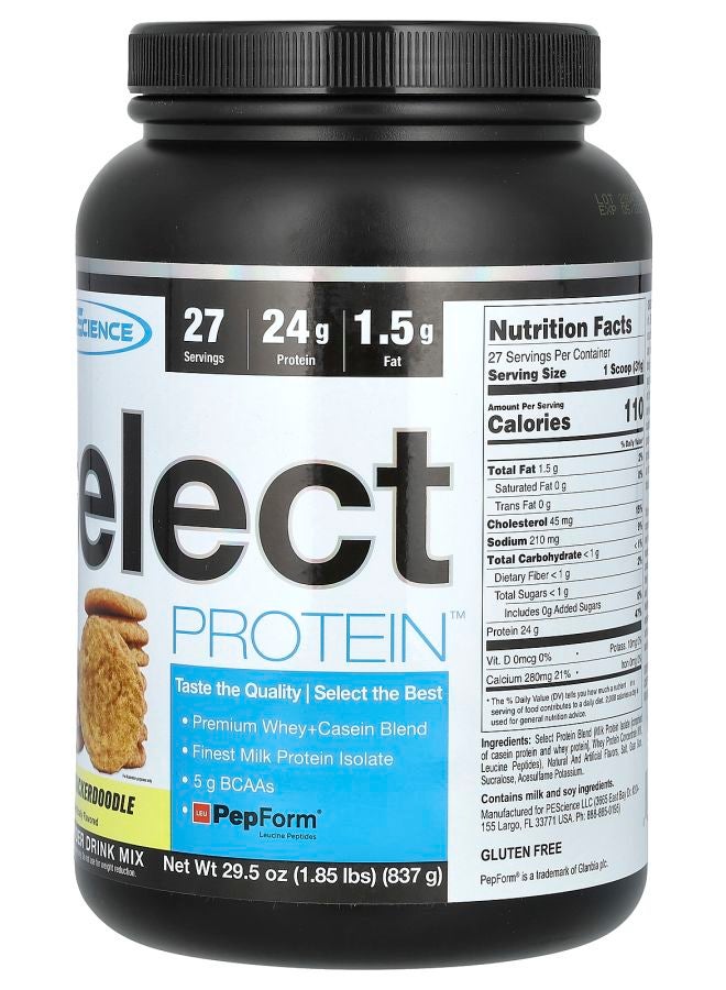 PEScience مسحوق مشروب بروتين™ بنكهة سنيكر دودل الرائعة 1.85 رطل (837 جرام) - Image 2