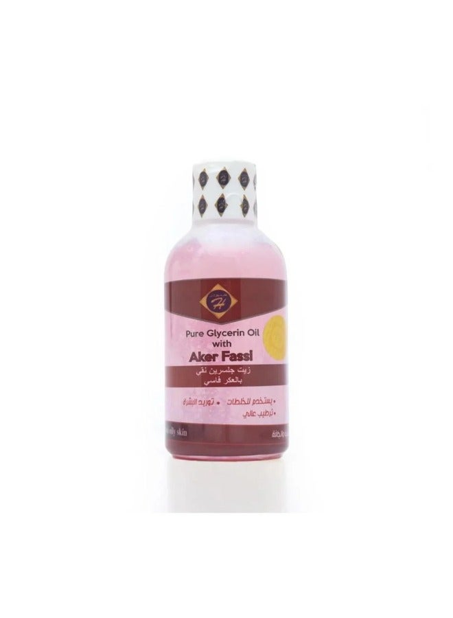 Kunooz H Pure Glycerin Oil with Aker Fassi for Skin Care from Kunuz H - 200 ml