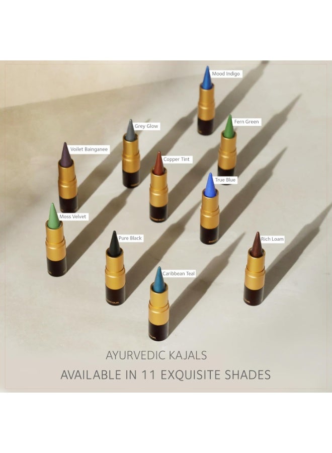 سول تري كحل SoulTree الأيورفيدي | كحل "Grey Glow" (004) | درجة اللون الرمادي | مُعزز بـ 100% سمن عضوي، وزيت اللوز، والكافور | يُهدئ العيون، ويمنحها شعوراً بالبرودة والتغذية | 3 غرام - Image 4