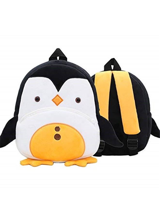Cute Toddler Backpack Toddler Bag Plush Animal Cartoon Mini Travel Bag for Baby Girl Boy 2-6 Years(Penguin)  - Image 3