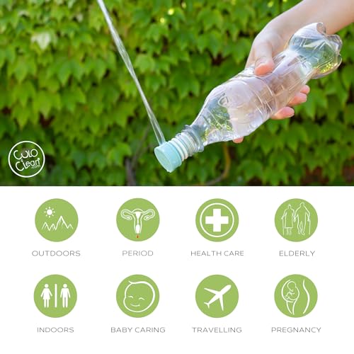 CuloClean.com CuloClean Portable Bidet for Toilet, Travel, or Camping. Compatible with Any Plastic Bottle. Discreet, Sanitary or Travel Shower, Attachable Stopper, Backcountry Bidet Nozzle (8) - Image 2