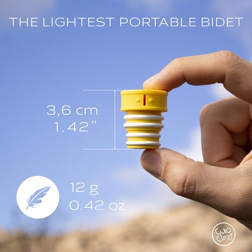 CuloClean.com CuloClean Portable Bidet for Toilet, Travel, or Camping. Compatible with Any Plastic Bottle. Discreet, Sanitary or Travel Shower, Attachable Stopper, Backcountry Bidet Nozzle (8) - Image 4