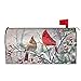Sweetshow Sweetshow Winter Mailbox Covers Magnetic Bird Cardinal Mailbox Cover Winter Mailbox Cover Magnetic Mailbox Wraps  - Image 2