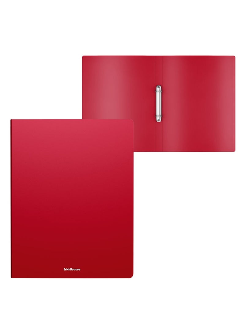 ErichKrause 1-Piece A4 Size Ring Binder One Inch Width Red - Image 1
