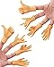 AQKILO Tiny Hands Finger Puppets Set 4 Pairs of Left and Right Hands Mini Novelty Toys for TikTok Skits Gag Gifts and Classroom Fun - Image 2