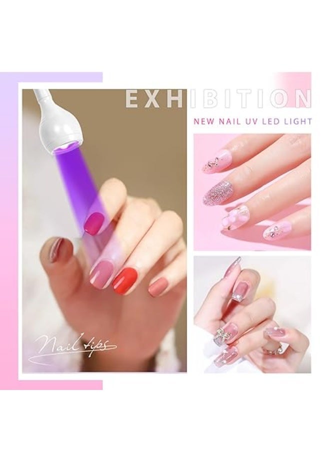 Gooseneck USB Clip Nail Lamp 395nm UV Curing Light 3W Nail Gel Dryer Purple Light for Nail Art Fluorescent Detection Money Check Phone Repair - Image 5