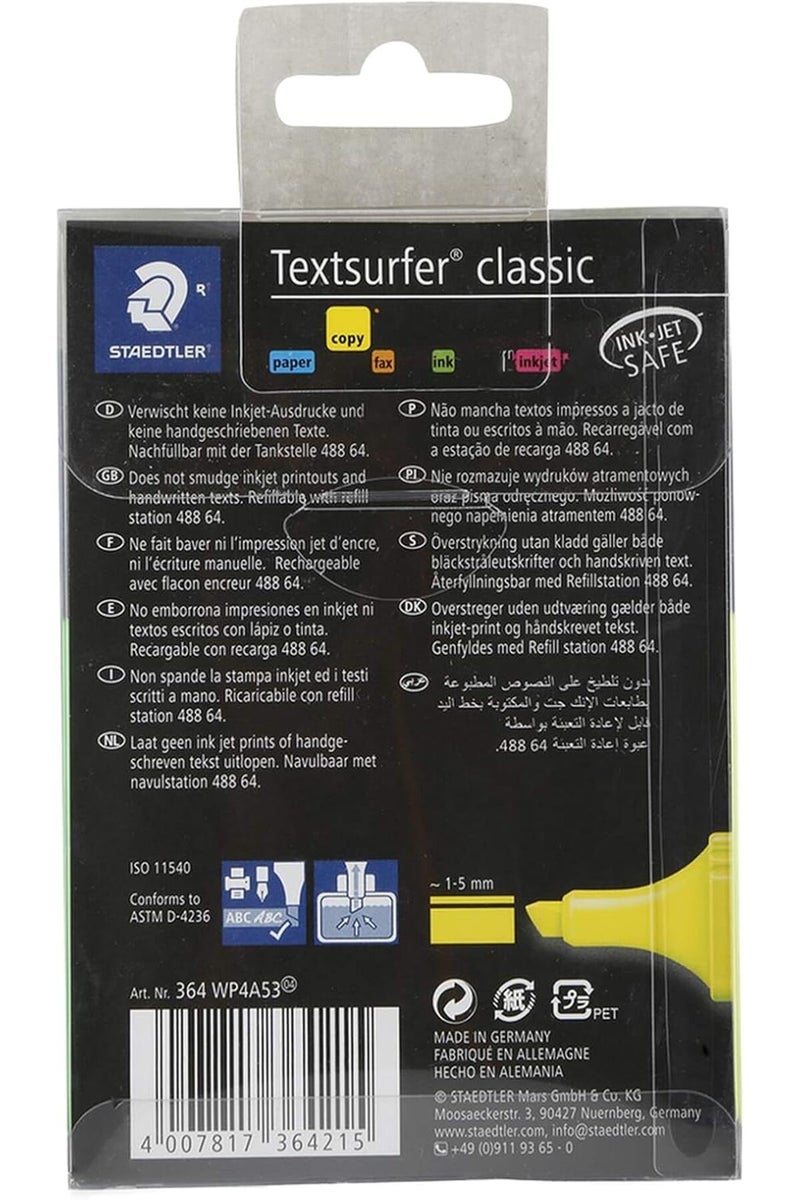 STAEDTLER Textsurfer Highlighter Wlt=4col - Image 2