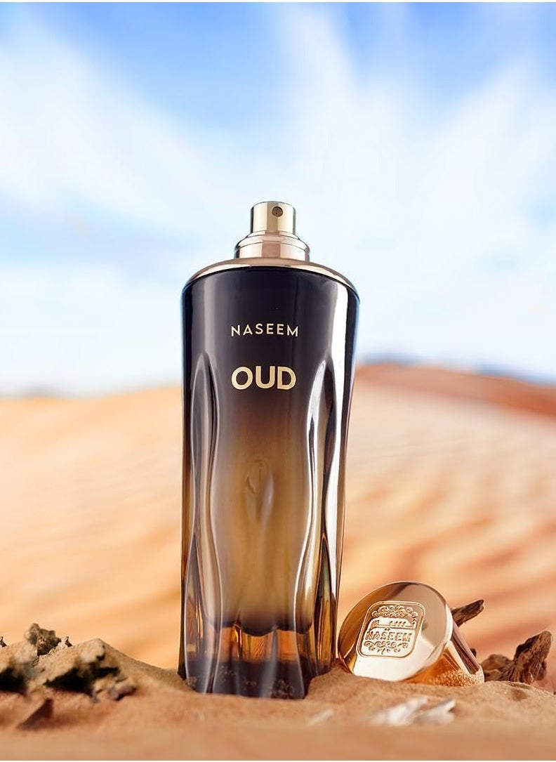 Naseem - Oud Aqua Perfume 80ml - Luxurious Unisex Fragrance Inspired by Persian Empire Heritage - Modern Twist on Classic Oud for Timeless Elegance - Perfect Scent for Everyday Wear - Image 1
