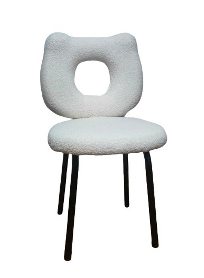 NKX Bear Shaped Vanity Lambswool Cushion Chair  - Image 2