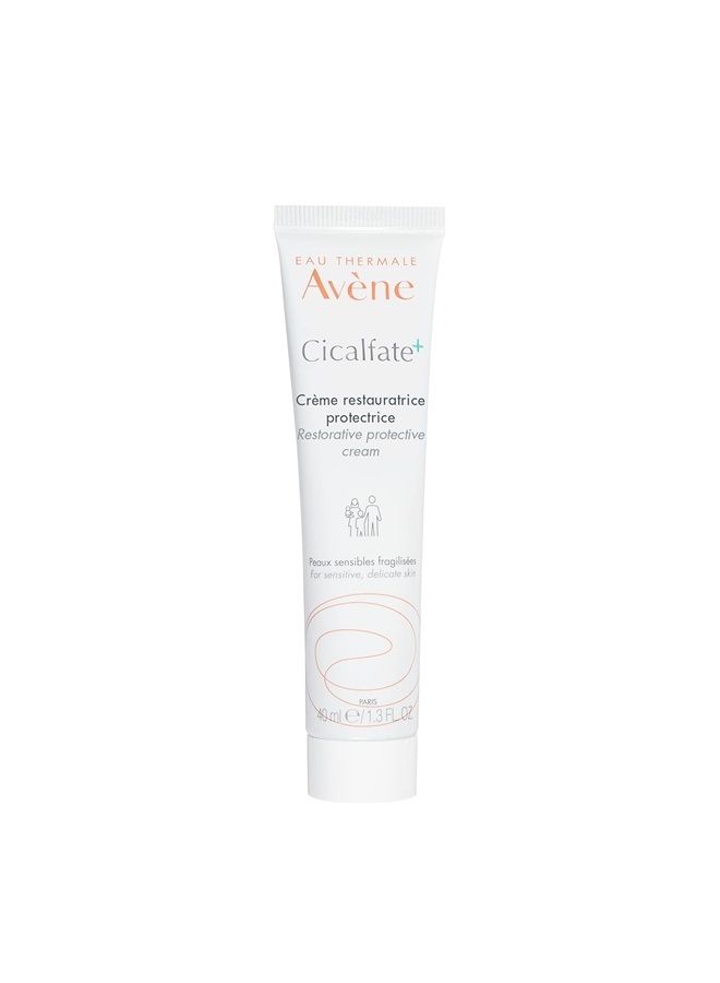 Eau Thermale Avene Cicalfate+ Restorative Protective Cream - Wound Care - Helps Reduce Look of Scars - Postbiotic Skincare - Non-Comedogenic - 1.3 fl.oz.