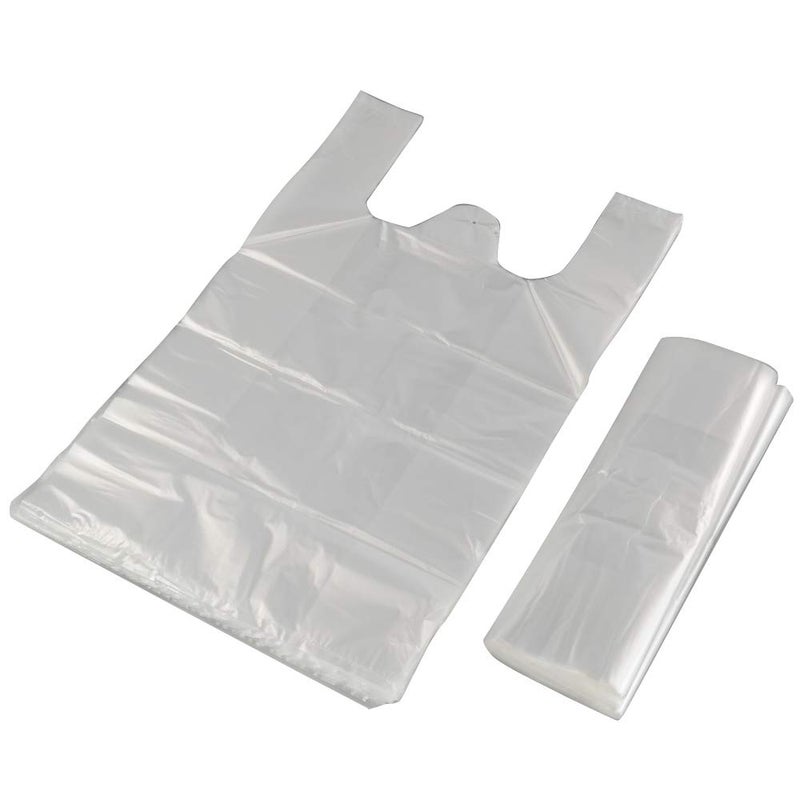 Eagrye Clear Plastic TShirt Shopping Bags Reusable Thank You Bgs 320 Count