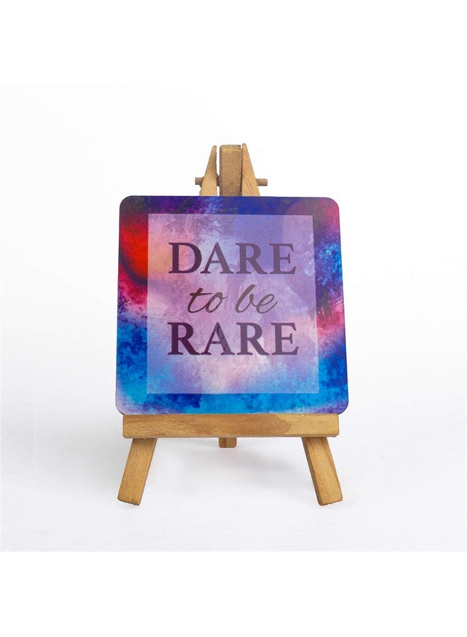 Inside Out Innovative Designs Dare to Be Rare Coaster with Easel Stand - Image 1