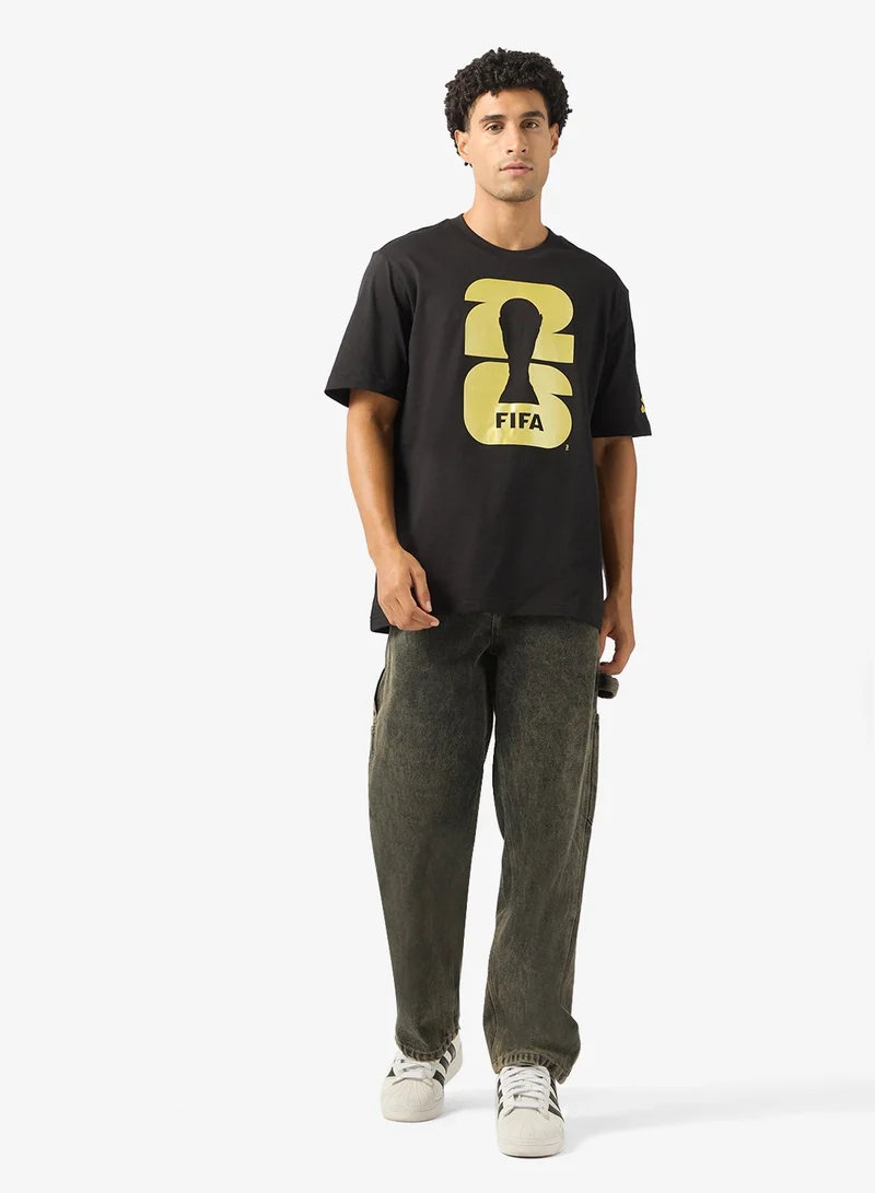 Adidas BLACK FIFA 2026 World Cup Emblem T-Shirt  | Best Price UAE