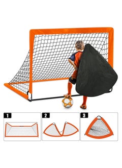 Generic Kids Soccer Goals for Backyard, 4' x 3' Pop Up Toddler Goal Training Equipment with Ball, Agility Ladder and Cones, Portable Nets Backyard Youth Outdoor Sports Games  - Image 5
