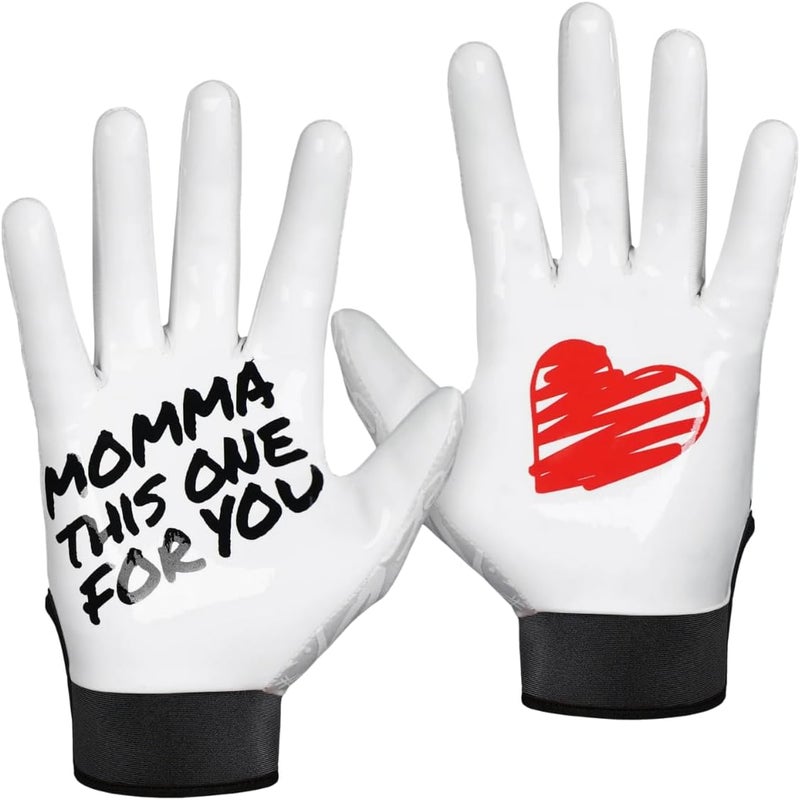 SLEEFS Football Receiver Gloves [1 Pair] - No Slip, Crazy Sticky Silicone Grip - Youth and Adult Sizes - Image 1