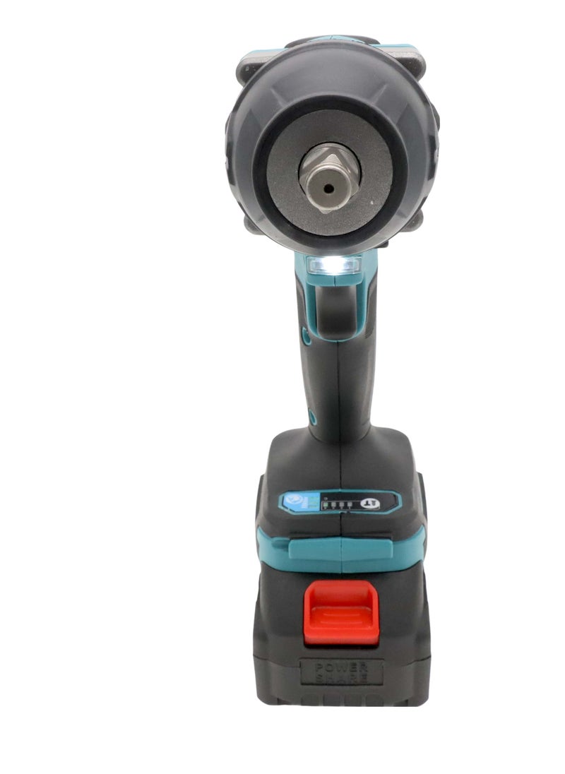 BONAI - BONAI Cordless Impact Wrench Kit - High Torque Power, 2 Battery Bundle and with Speed Control 5 amp - Image 1
