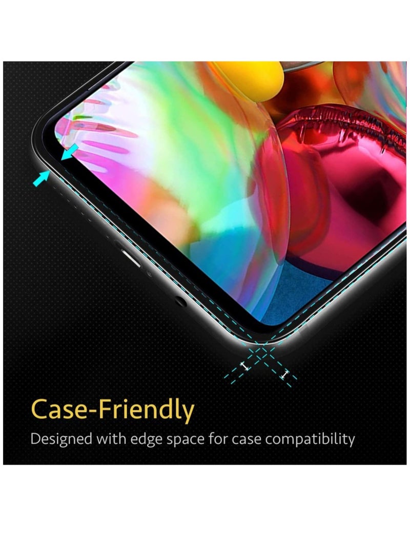 ELTRAZONE Glass for Sam Galaxy A73 5G / M52 5G / A71 / M51 / S10 Lite/Note 10 Lite Screen Protector Glass Full Glue Edge-to-Edge Protector - Image 3