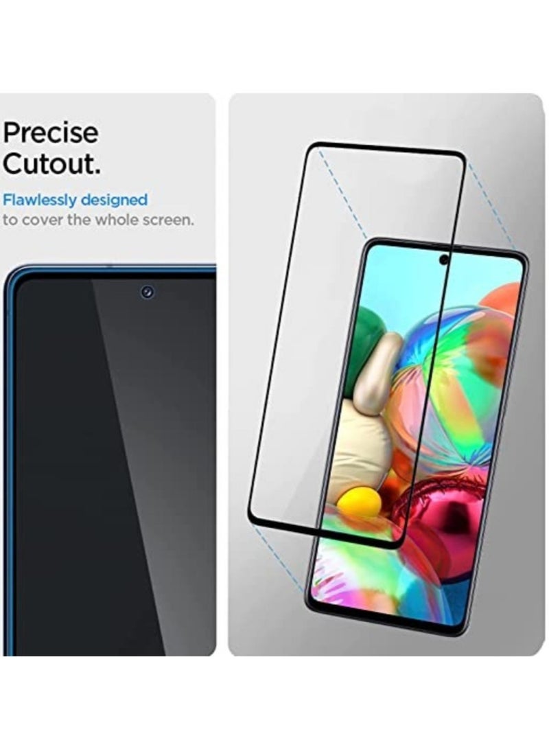ELTRAZONE Glass for Sam Galaxy A73 5G / M52 5G / A71 / M51 / S10 Lite/Note 10 Lite Screen Protector Glass Full Glue Edge-to-Edge Protector - Image 2