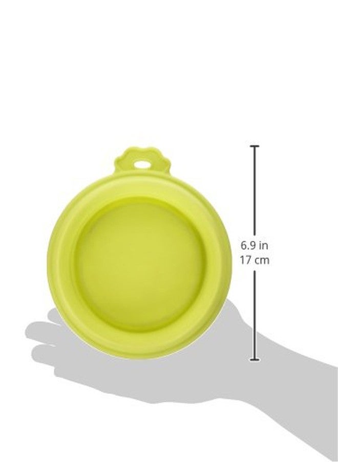 Doskocil Cider Mills Petmate 23370 Silicone Round 3-Cup Travel Bowl for Pets, Go-Go Green - Image 4