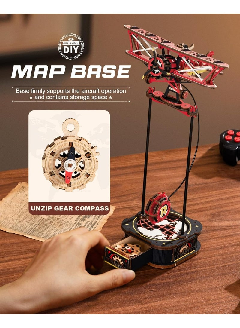 ROBOTIME ROKR Sky Captain Pendulum Balance Toy 3D Puzzle MCD01,Perfect for Home Decor & Creative Gift, Ideal for Bedroom, Kitchen, or Living Room, Festive Home Accent, Detailed Craftsmanship - Image 2