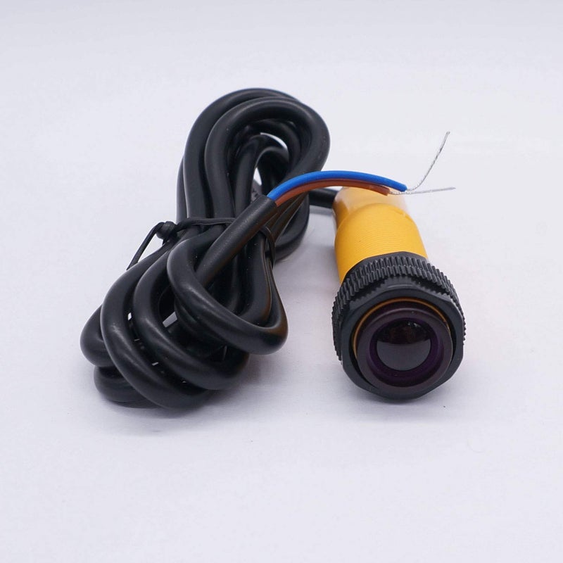 Taiss / 1 Pair Photoelectric Sensor M18 Infrared Ray Through-Beam Reflection Optical Photoelectric Switch Sensor PNP NO 6-36VDC Proximity Switch Inductive Distance 5M with mounting Bracket E3F-5DP1 - Image 5