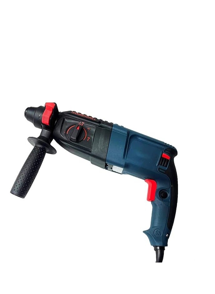 بريمو بلس مثقاب كهربائي مطرقي دوار - 800 واط، 900 دورة في الدقيقة، 220/240 فولت مع حقيبة حافظة - Image 5