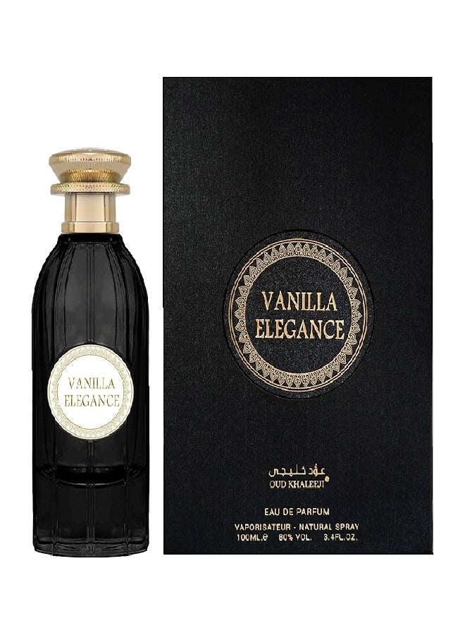 عود خليجي فانيلا إليغانس – عود خليجي عطر فاخر يجمع بين نعومة الفانيلا وعمق العود الشرقي، يمنحك رائحة دافئة وأنيقة تدوم طويلاً، مثالي للمناسبات الخاصة والاستخدام المسائي. - Image 1