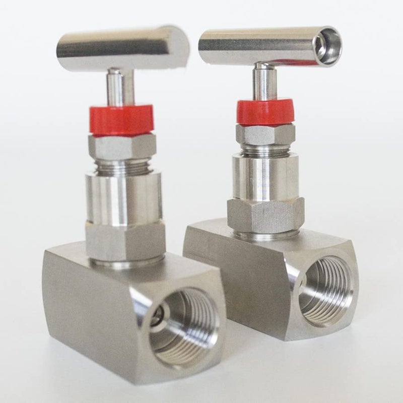 YACO VALVE Stainless steel Needle valve 1/2'' NPT High pressure 2000 PSI, Pressure regulating, flow control, Instrument Gauge Valve, Water Oil Gas - Image 5
