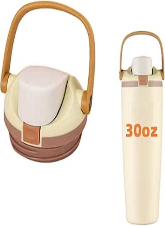 Replacement Lid Compatible with Owala FreeSip Sway 30oz Water Bottle (Deep Brown, For Owala Sway 30oz)