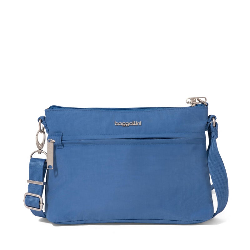 Baggallini SecurtexÂ® Anti-theft Memento Crossbody Bag - Lightweight 9.75"x7" Travel Purse - Image 1