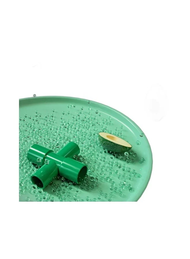 Intelligence Toys For Kids Pipe Puzzle Blocks Baby Assembly Puzzle Toys For Boys And Girls Educational Fun-Color:【Increase Thickening】 196-piece Tiger Storage Box-Including 8 Wheels - Image 5