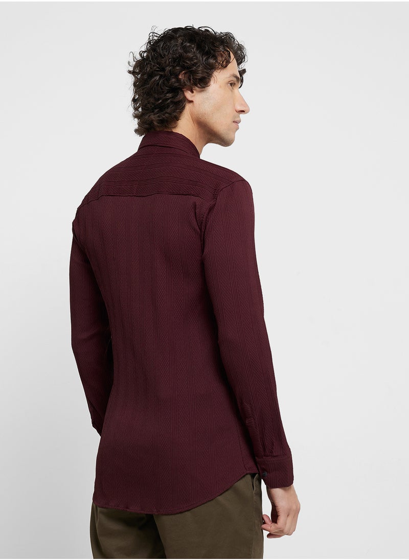 Robert Wood Slim Fit Formal Shirt  - Image 2