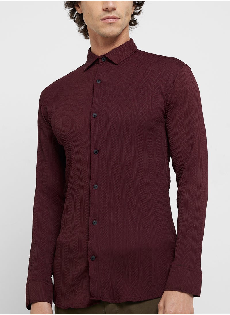 Robert Wood Slim Fit Formal Shirt  - Image 3