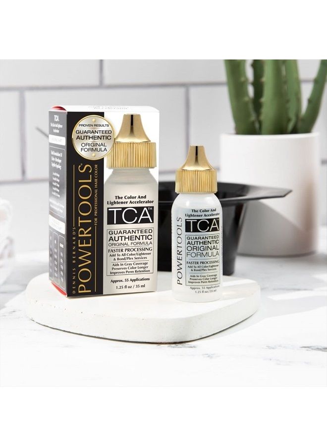 POWERTOOLS TCA, The Original Color And Lightener Accelerator | Guaranteed Authentic Original Formula l Cut Color Processing In Half | All-Natural High Grade Oil Blend (1.25 Fl Oz) - Image 4
