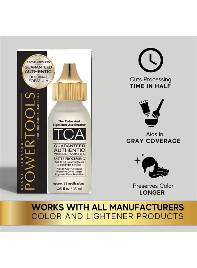 POWERTOOLS TCA, The Original Color And Lightener Accelerator | Guaranteed Authentic Original Formula l Cut Color Processing In Half | All-Natural High Grade Oil Blend (1.25 Fl Oz) - Image 2