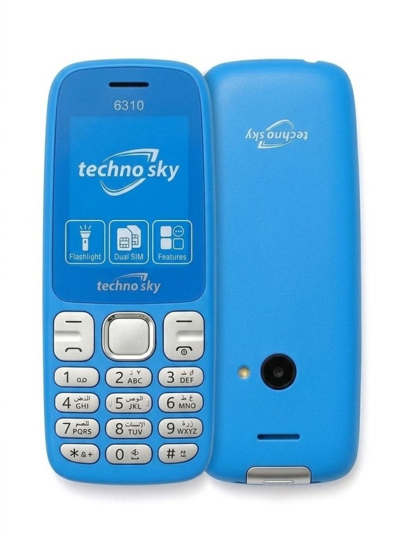 techno sky Mobile Phone Dual SIM 4G With 1.77 Inch Display Multi-Color - Image 1