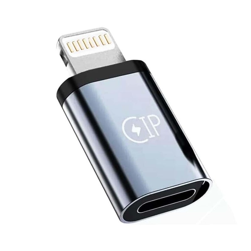 TECPHILE USB Type-C to Lighting Adapter Converter, 20W PD Fast Charging & 480Mbps Data Transfer, Aluminum Alloy Case with Keychain Holder, Compatible with iPhone, iPad, Mac-Book & Type-C Devices - Image 3